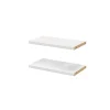 grossiste en ligne Castorama 2 Tablettes Blanches GoodHome Atomia L. 33,9 X P. 18,2 Cm 5