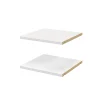 Castorama 2 Tablettes Blanches GoodHome Atomia L. 33,9 X P. 33,2 Cm magasin paris 5