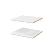 Castorama 2 Tablettes Blanches GoodHome Atomia L. 46,4 X P. 43,2 Cm Livraison Standard/Rapide 5