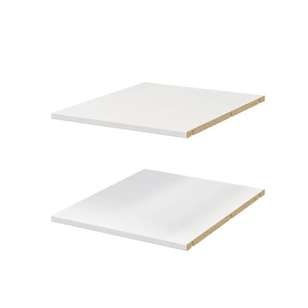 Castorama 2 Tablettes Blanches GoodHome Atomia L. 46,4 X P. 56,2 Cm boutique en ligne 1