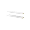 Castorama 2 Tablettes Blanches GoodHome Atomia L. 71,4 X P. 18,2 Cm offre spéciale 5