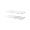 Castorama 2 Tablettes Blanches GoodHome Atomia L. 71,5 X P. 33,2 Cm REMISE allant 5