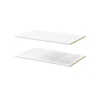 Dernières Nouveautés Castorama 2 Tablettes Blanches GoodHome Atomia L. 96,4 X P. 56,2 Cm 5