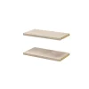 exclusivement disponibles Castorama 2 Tablettes Effet Chêne GoodHome Atomia L. 33,9 X P. 18,2 Cm 5