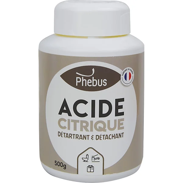 Nouvelle tendance Castorama Acide Citrique Phebus 500g 1