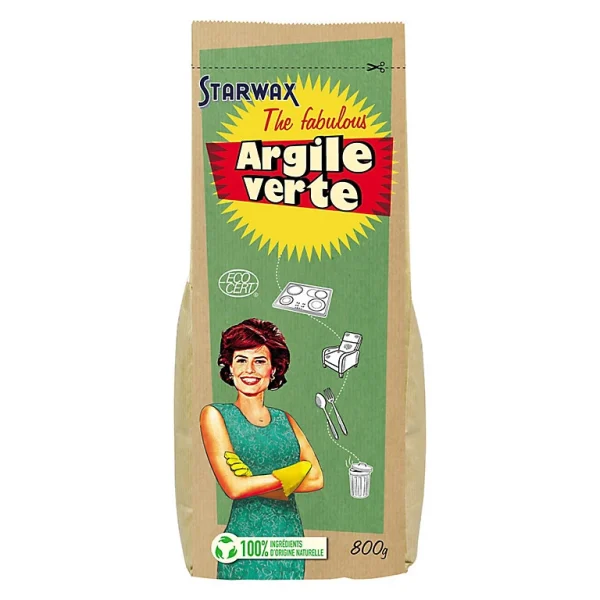 site pas cher Castorama Argile Verte The Fabulous Starwax 800g 1