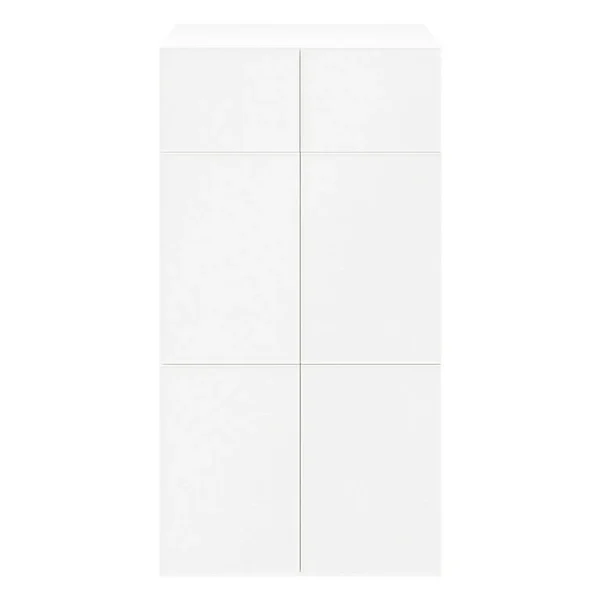 Castorama Armoire Blanche 6 Portes GoodHome Atomia H. 187,5 X L. 100 X P. 37 Cm outlet soldes 1