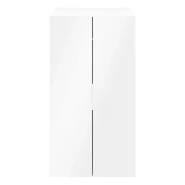 Castorama Armoire Penderie Portes Battantes Blanches GoodHome Atomia H. 187,5 X L. 100 X P. 60 Cm marque pas cher 1