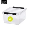 mode tendance Castorama Boîte De Rangement 2L Empilable SmartStore Classic 2 Orthex P. 21 Cm Transparent 7