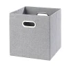 Castorama Boîte De Rangement Carrée En Flanelle Mixxit Coloris Gris solde en ligne 7