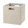 Castorama Boîte De Rangement Carrée En Pin Massif Vitoria Mixxit Coloris Taupe marque pas cher 7