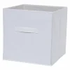 Castorama Boîte De Rangement Carrée En Textile Mixxit Coloris Blanc vente luxe pas cher 7