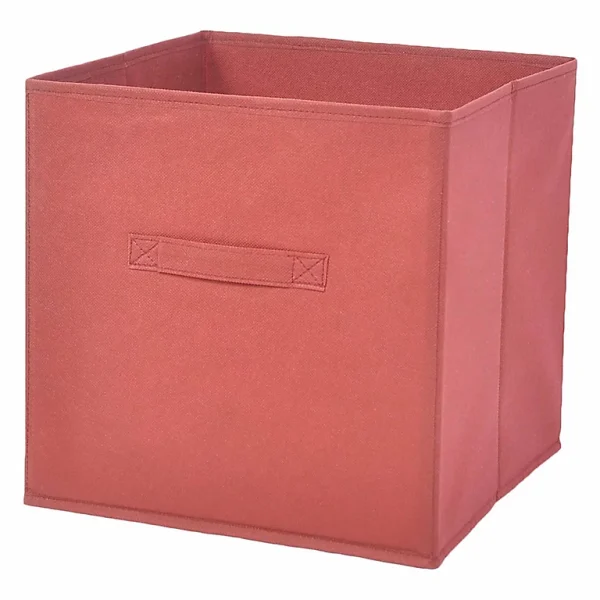 Castorama Boîte De Rangement Carrée En Textile Mixxit Coloris Rouge jusqu'à 1