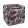 Castorama Boîte De Rangement Carrée Pliable Motif Feuilles Multicolores comparez les prix 5