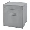 grande promotion Castorama Boîte De Rangement En Tissu Mixxit Coloris Gris 7