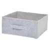 Castorama Boîte De Rangement Rectangulaire En Feutrine Mixxit Coloris Gris soldes officiel 5