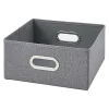 Dernières Nouveautés Castorama Boîte De Rangement Rectangulaire En Flanelle Mixxit Coloris Gris 5