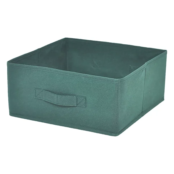 Castorama Boîte De Rangement Rectangulaire En Textile Mixxit Coloris Vert site pas cher 1