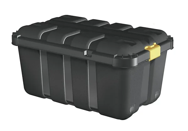 prix abordable Castorama Coffre En Plastique Skyda Noir 111 L 1