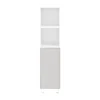 Castorama Colonne De Rangement Blanche Sur Pieds Avec Porte Grise Claire Mate GoodHome Atomia H. 161 X L. 37,5 X P. 35 Cm acheter 5