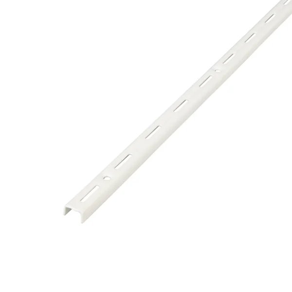 Castorama Crémaillère Lony Simple Perforation 100cm Blanc Form Vente 1