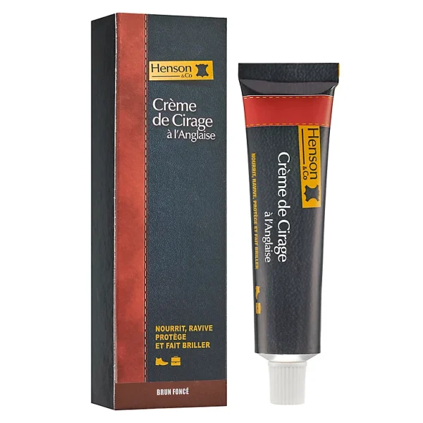 Meilleur Prix Garanti Castorama Crème De Cirage Anglais Henson & Co Brun 50ml 1