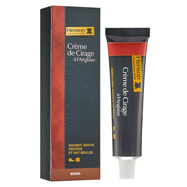 pas cher en ligne Castorama Crème De Cirage Anglais Henson & Co Marron 50ml 1