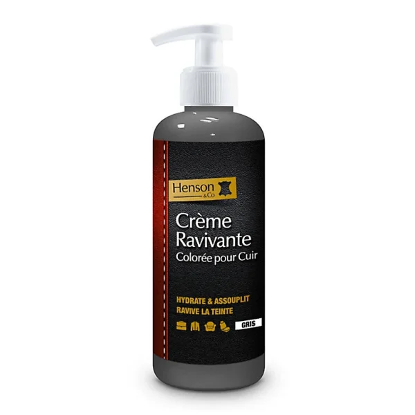 Castorama Crème Ravivante Cuir Gris Henson & Co 250ml Paiement sécurisé 1