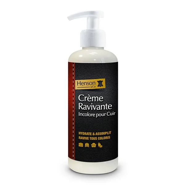 Castorama Crème Ravivante Cuir Incolore Henson & Co 250ml officiel 1