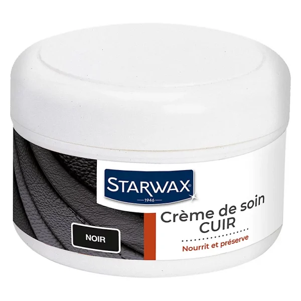 Castorama Crème Renovante Cuir Starwax Coloris Noir 150ml mode pas cher 1