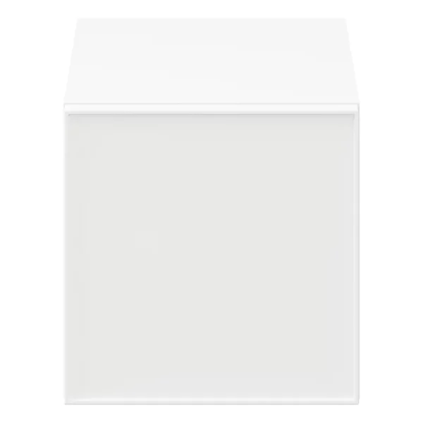 Castorama Cube De Rangement Avec Porte Blanche Mate GoodHome Atomia H. 37,5 X L. 37,5 X P. 37 Cm soldes pas cher 1