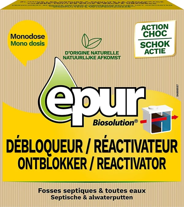 Castorama Débloqueur/réactivateur Spécial Fosses Septiques Epur 500g france 1