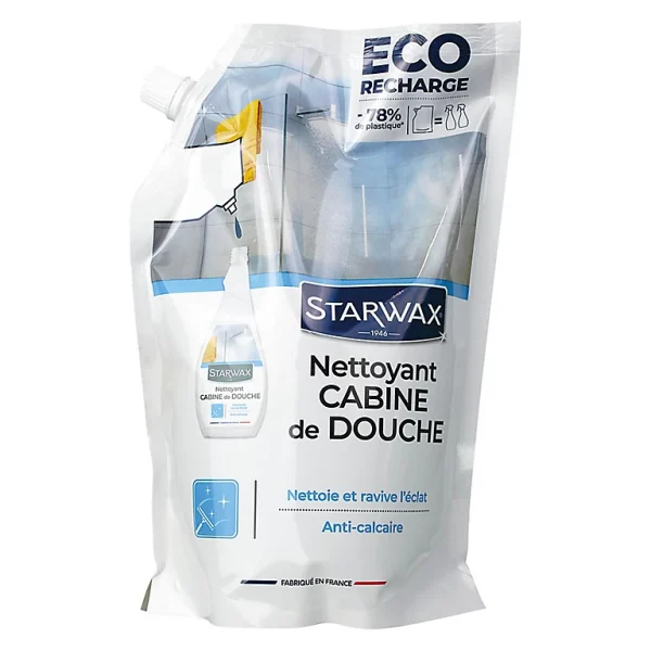 Castorama Eco-recharge Nettoyant Anti-calcaire Cabine De Douche Starwax 1L prix pas cher 1