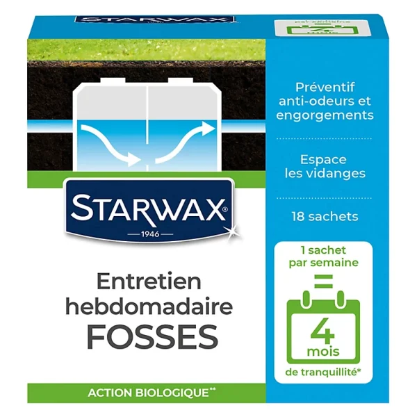 Distributeur Officiel Castorama Entretien Hebdomadaire Fosses Starwax 1