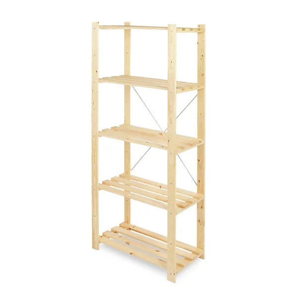 Castorama Étagère De Garage Bois Form Symbios 5 Tablettes L. 75 X H. 170 X P. 40 Cm magasin pour 1