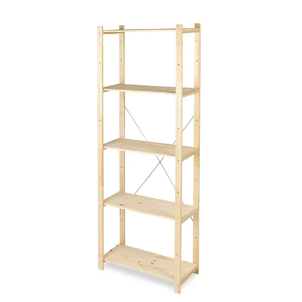 Castorama Étagère De Garage Bois Symbios 5 Tablettes L. 65 X H. 170 X P. 28 Cm Livraison gratuite 1