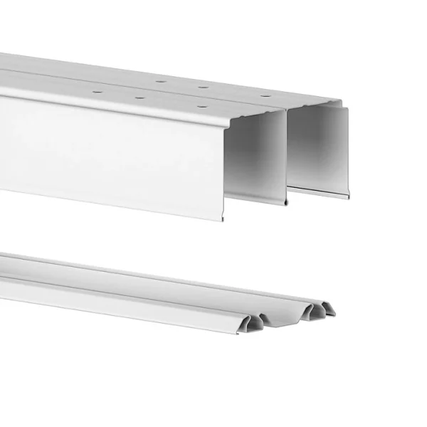 pas cher Castorama Kit Rails De Portes Coulissantes GoodHome Arius Blanc 270 Cm 1