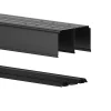 Castorama Kit Rails De Portes Coulissantes GoodHome Arius Noir 120 Cm magasin solde 5