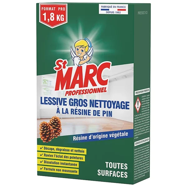 Castorama Lessive à La Résine De Pin St Marc Pro 1,8kg magasin solde 1