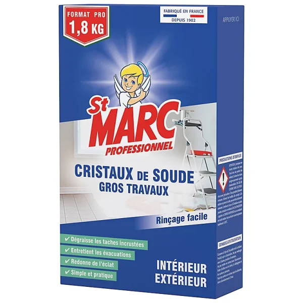 Castorama Lessive Aux Cristaux De Soude St Marc 1.8kg à prix imbattables 1