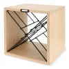 Castorama Lot 3 Cubes Range-bouteilles Bois/metal marque pas cher 5