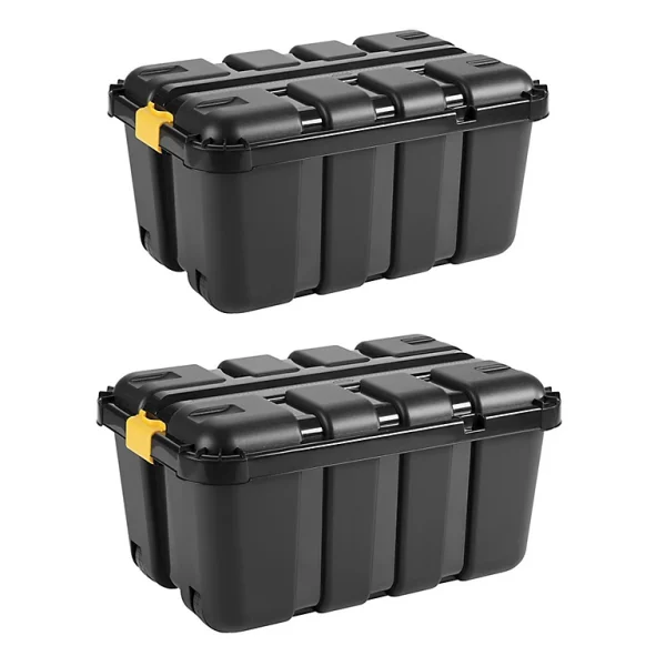 vente en ligne pas cher Castorama Lot De 2 Malles Skyda 111 L 1