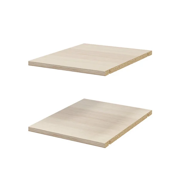 Castorama Lot De 2 Tablettes Effet Chêne GoodHome Atomia L. 33,9 X P. 43,2 Cm Boutique 1