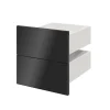 Castorama Lot De 2 Tiroirs Anthracite Brillant GoodHome Atomia H. 18,5 X L. 33,9 X P. 39 Cm grande promotion 5