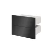 Castorama Lot De 2 Tiroirs Anthracite Brillant GoodHome Atomia H. 18,5 X L. 46,4 X P. 30 Cm Acheter 5