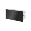 Castorama Lot De 2 Tiroirs Anthracite Brillant GoodHome Atomia H. 18,5 X L. 71,4 X P. 30 Cm Satisfait ou Remboursé 7