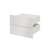 vente en ligne Castorama Lot De 2 Tiroirs Blanc Brillant GoodHome Atomia H. 18,5 X L. 46,4 X P. 39 Cm 5