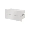 Castorama Lot De 2 Tiroirs Blanc Brillant GoodHome Atomia H. 18,5 X L. 71,4 X P. 39 Cm prix le plus bas 7