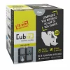 online boutique Castorama Lot De 20 Supports De Rangement Cubix Pour Tablettes De 1,8 Cm, Gris 7