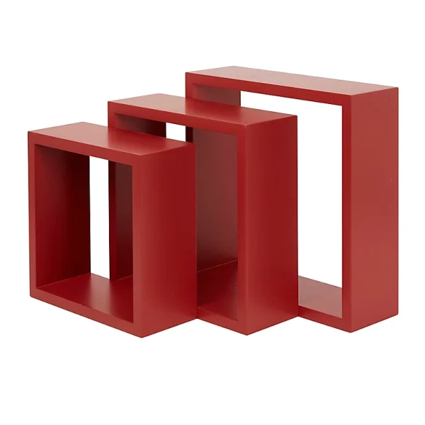 grande surprise Castorama Lot De 3 Cubes Rouges Rigga Form 1